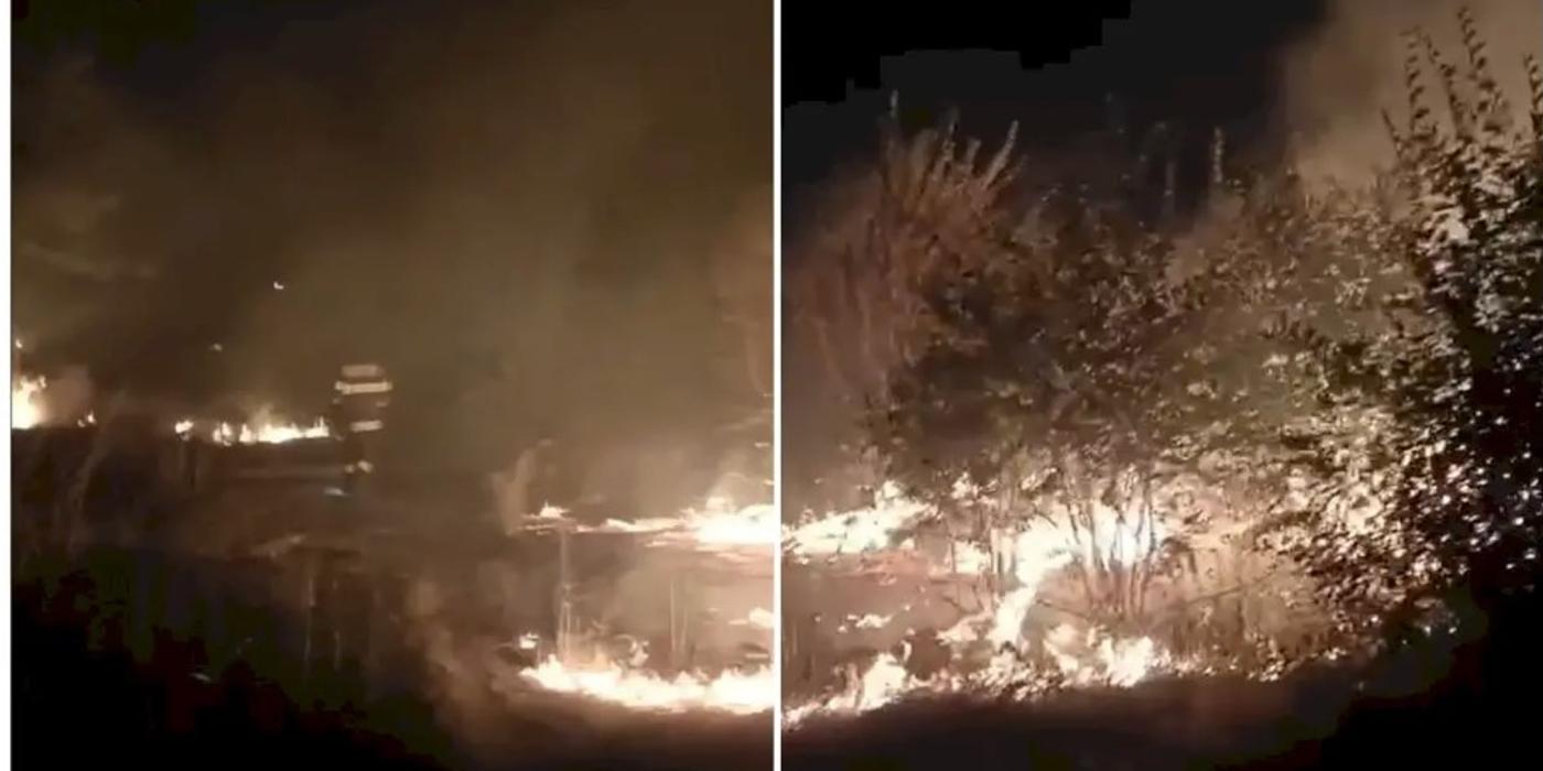 Un incendiu a izbucnit luni noapte în zona retrocedată din Parcul IOR, din Sectorul 3 al Capitalei