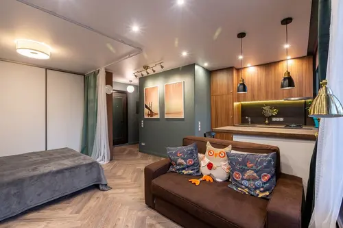 Transformare inedita pentru o garsoniera de 32 de metri patrati poze inainte si dupa