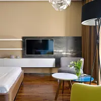 Spatii functionale intr-un studio amenajat cu bun gust