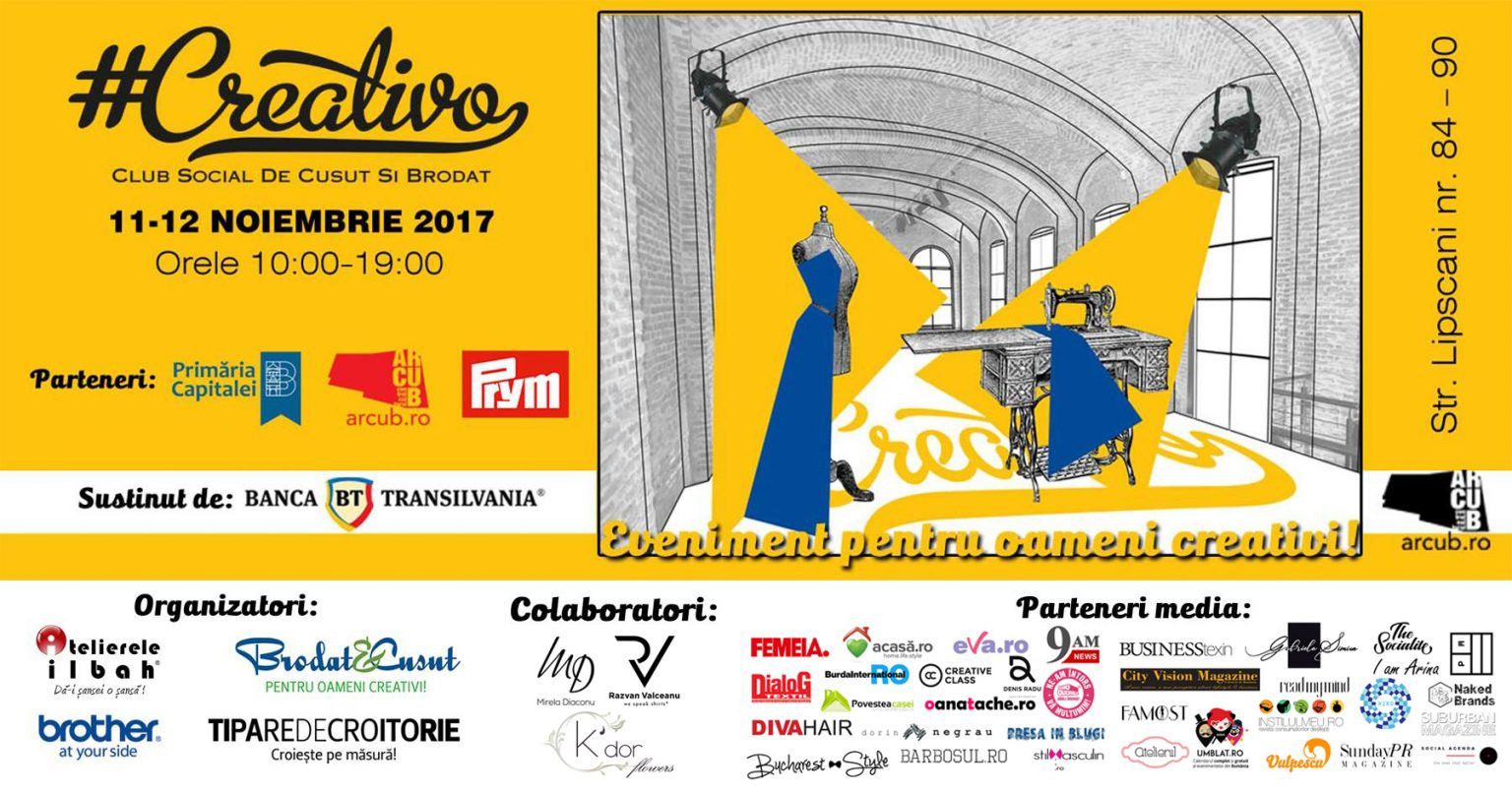 O noua editie Creativo pe 11 si 12 noiembrie la ARCUB