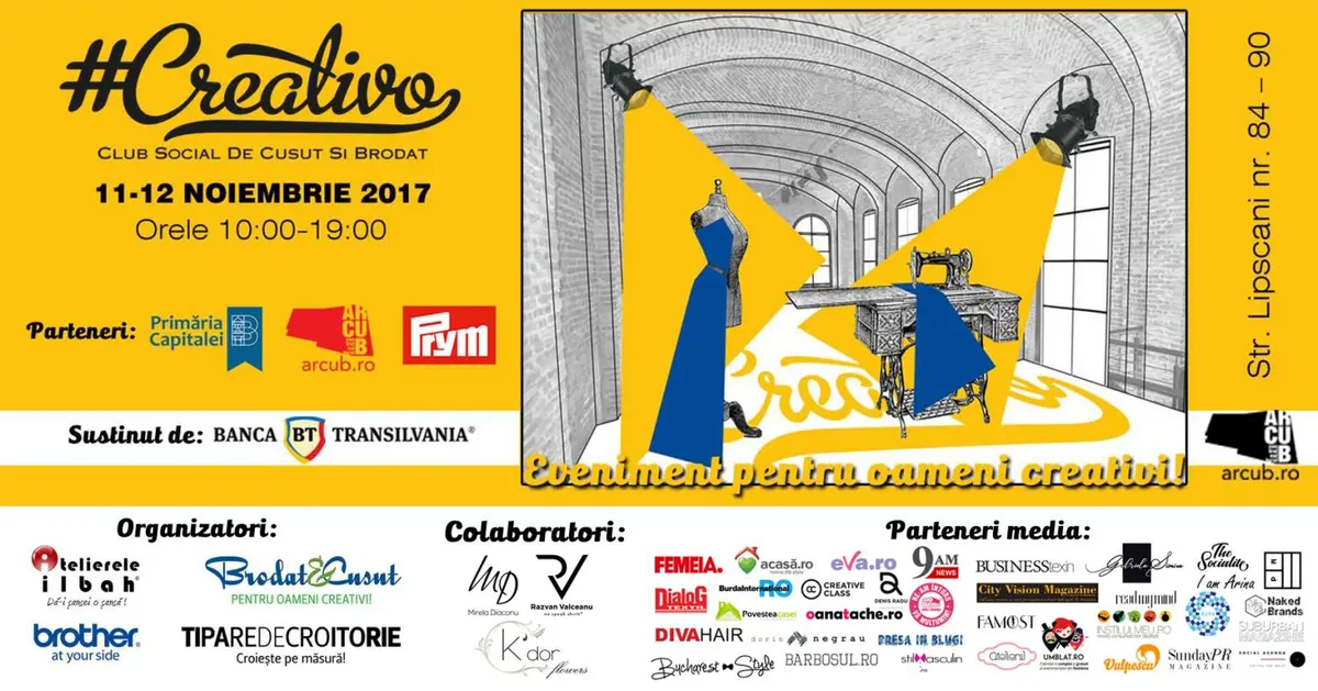 O noua editie Creativo pe 11 si 12 noiembrie la ARCUB