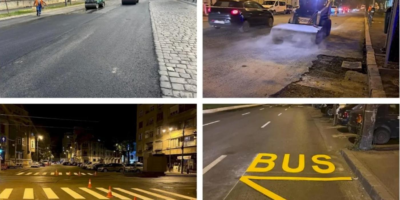 Primăria Capitalei a anunțat că de săptămâna trecută au început reparații la carosabil și la trotuare în toate sectoarele Bucureștiului