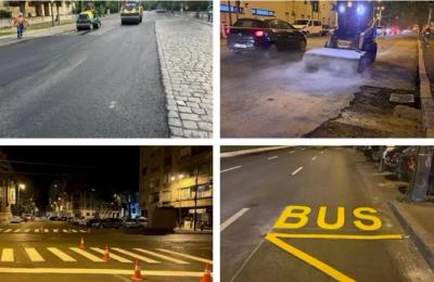 Primăria Capitalei a anunțat că de săptămâna trecută au început reparații la carosabil și la trotuare în toate sectoarele Bucureștiului