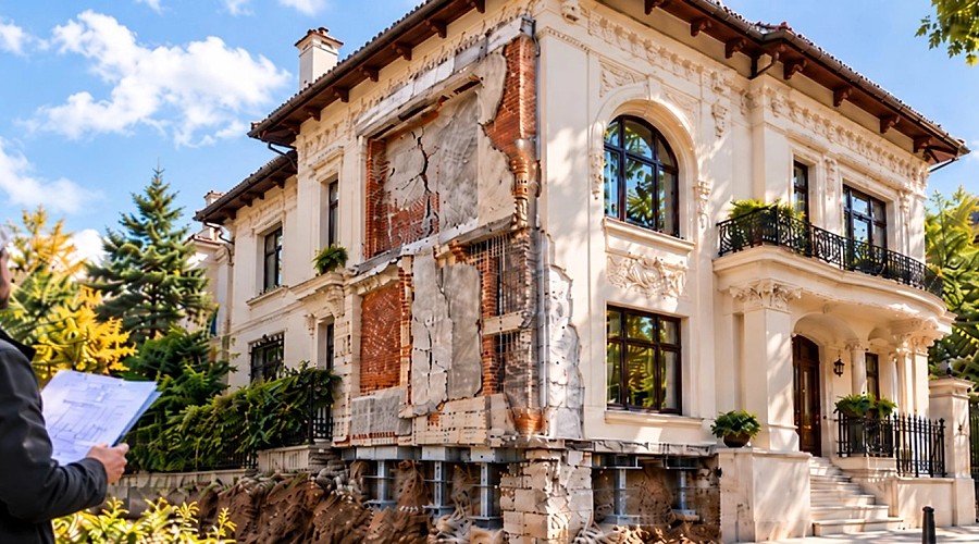 Casele interbelice din București: renovări spectaculoase, dar cât de sigure sunt clădirile din spatele finisajelor?