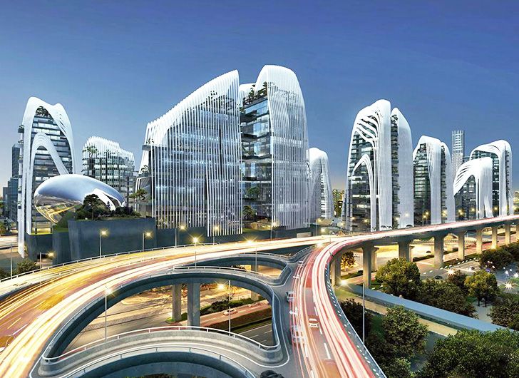 Nanjing Zendai Himalayas Center – proiect futuristic prezentat de MAD Architects