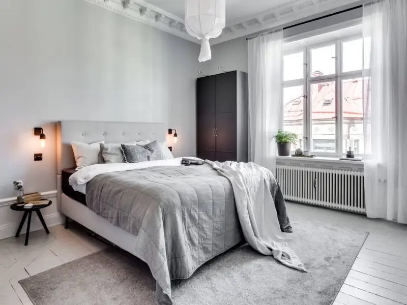 10 dormitoare in nuante de gri