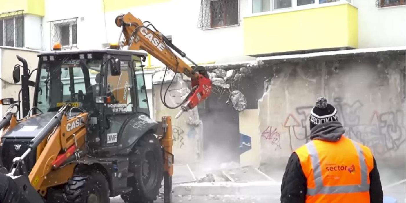 Noi demolări de clădiri construite ilegal au avut loc în București