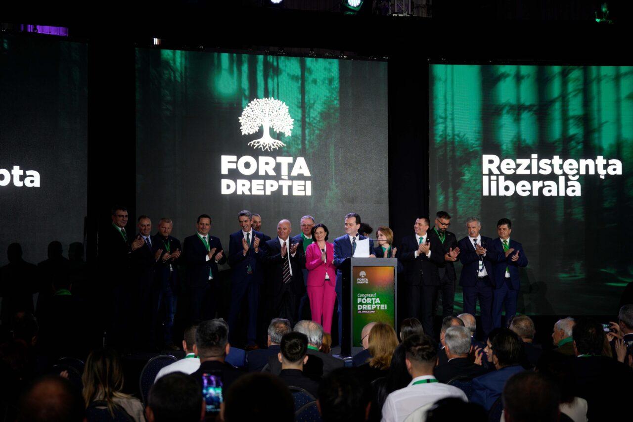 Ludovic Orban a fost ales preşedinte al Forţei Drepte, la primul Congres al formaţiunii