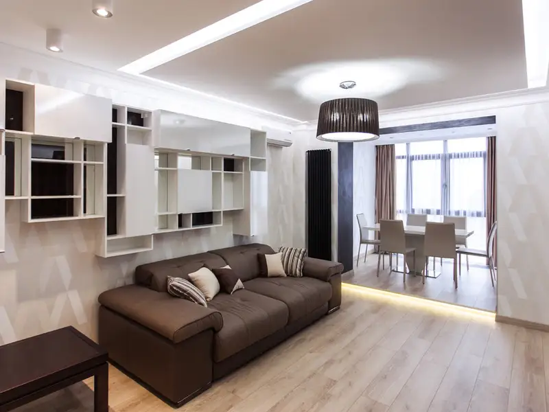 Amenajare de apartament in tonuri contrastante