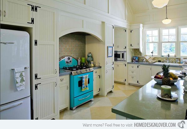 15 designuri de bucatarii vintage