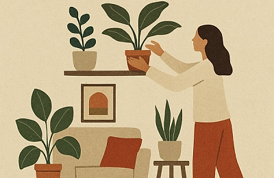 Cum să integrezi plantele de interior în decorul casei