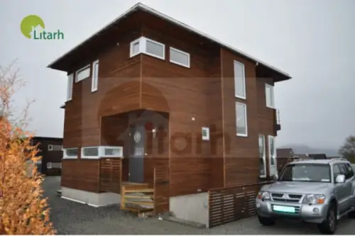 Alege structura de lemn pentru o arhitectură a casei modernă, deosebită