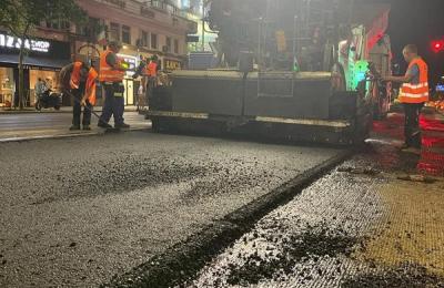 Se fac reparații pe Bulevardul Gheorghe Magheru din București