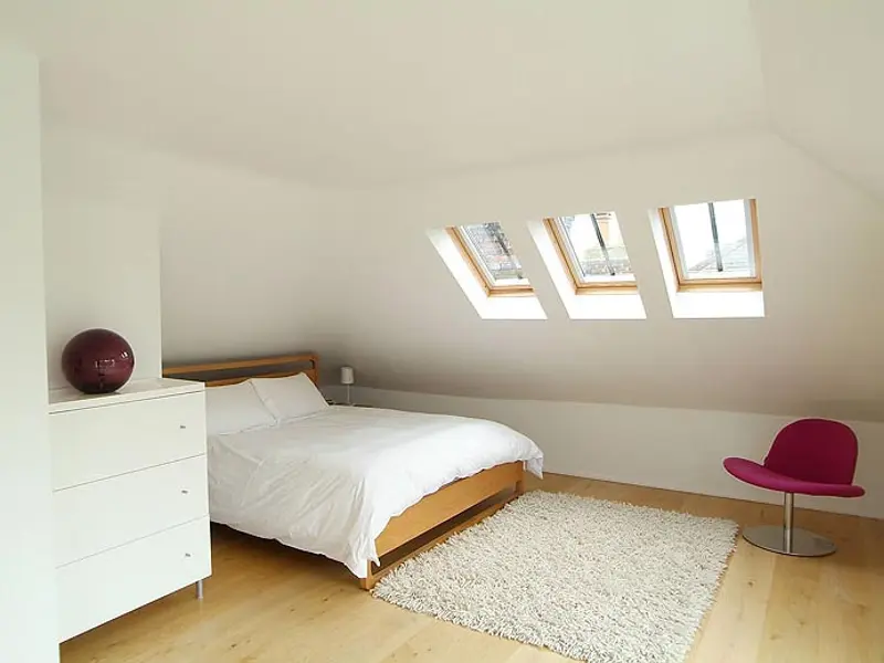 Dormitoare amenajate in mansarda