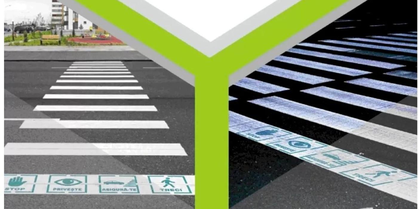 Trecerile de pietoni din București ar putea să fie marcate cu pictograme vizuale pentru a preveni accidentele rutiere