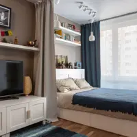 Amenajare functionala dedicata unei familii cu 4 membri intr-un apartament de 53 mp