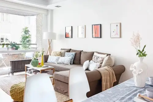 Un apartament primeste o excelenta reamenajare, cu multa lumina naturala