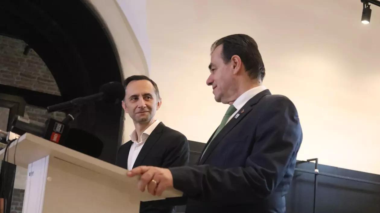 Ludovic Orban, la Timișoara: Susțin candidatura lui Alin Nica la CJ Timiș! Nica: PSD și PNL își dau pupături dulci peste flgeme groase