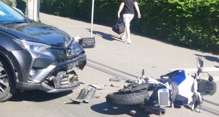 Accident rutier, pe strada Unirii, din cartierul Gheorgheni