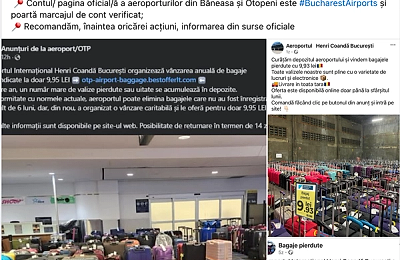 Atenție la schema „Bagaje pierdute la 10 lei”! Înșelătorie pe rețelele de socializare