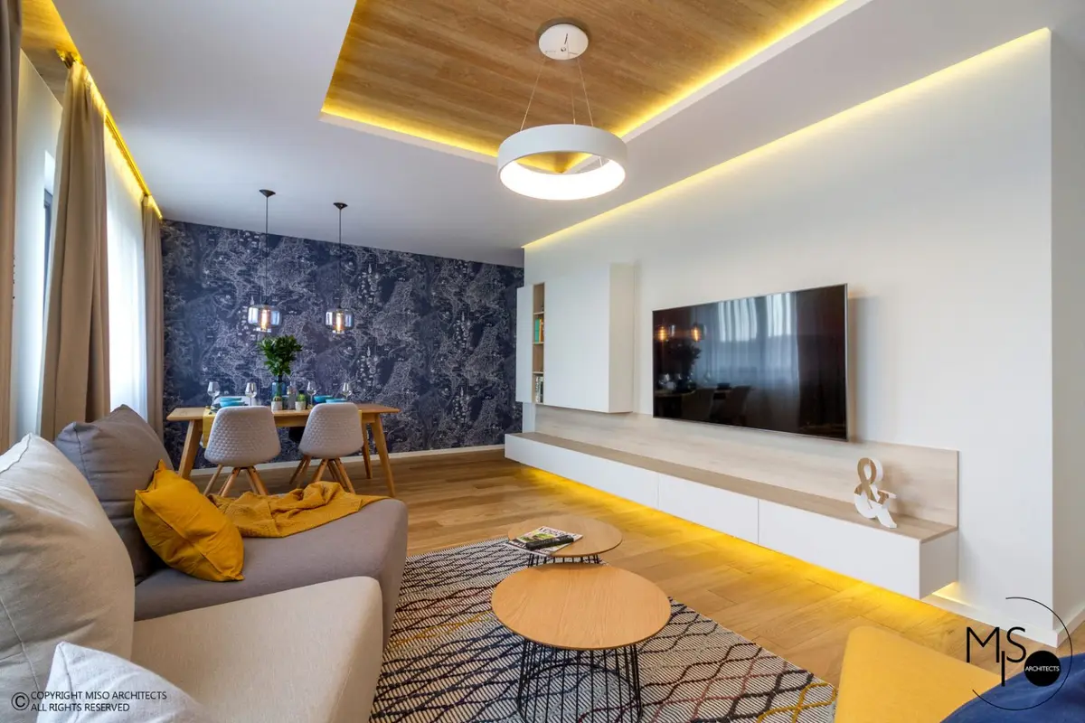 Transformare de revista pentru un apartament de 102 mp din Bucuresti