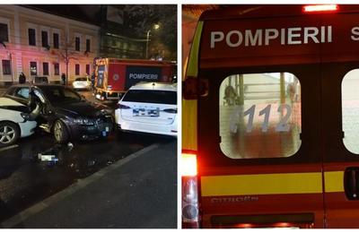 Patru mașini au fost implicate într-un accident, joi seara, pe Calea Dorobanților din Cluj-Napoca
