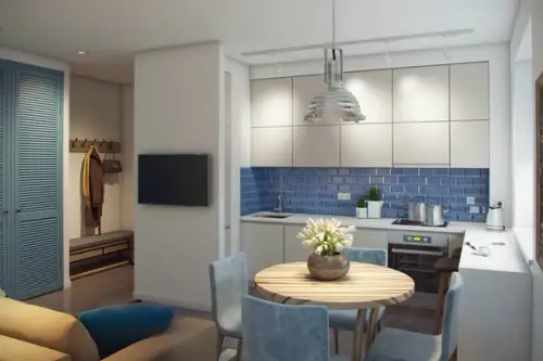 Apartament modern de 52 mp amenajat pentru o familie cu 2 copii