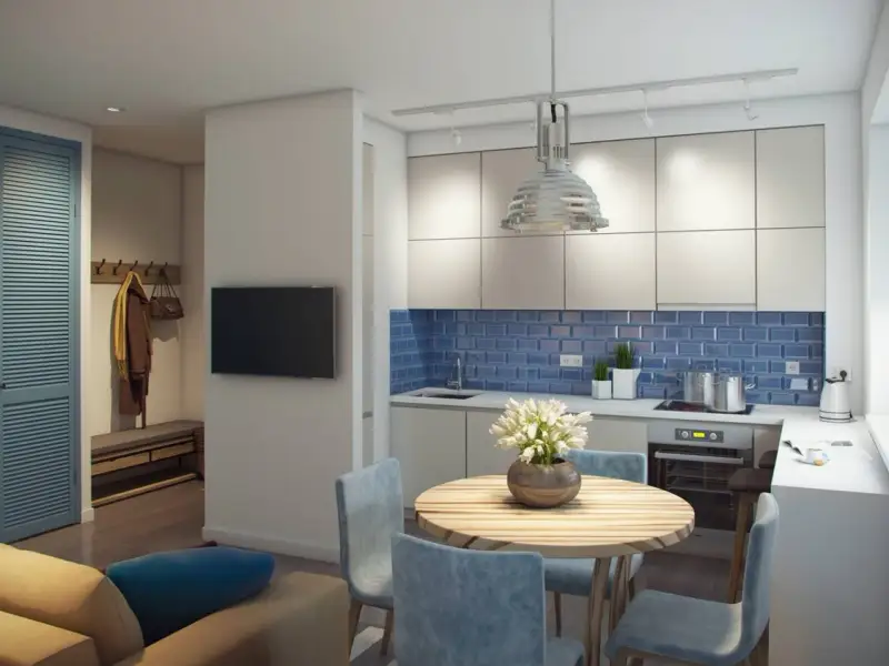 Apartament modern de 52 mp amenajat pentru o familie cu 2 copii