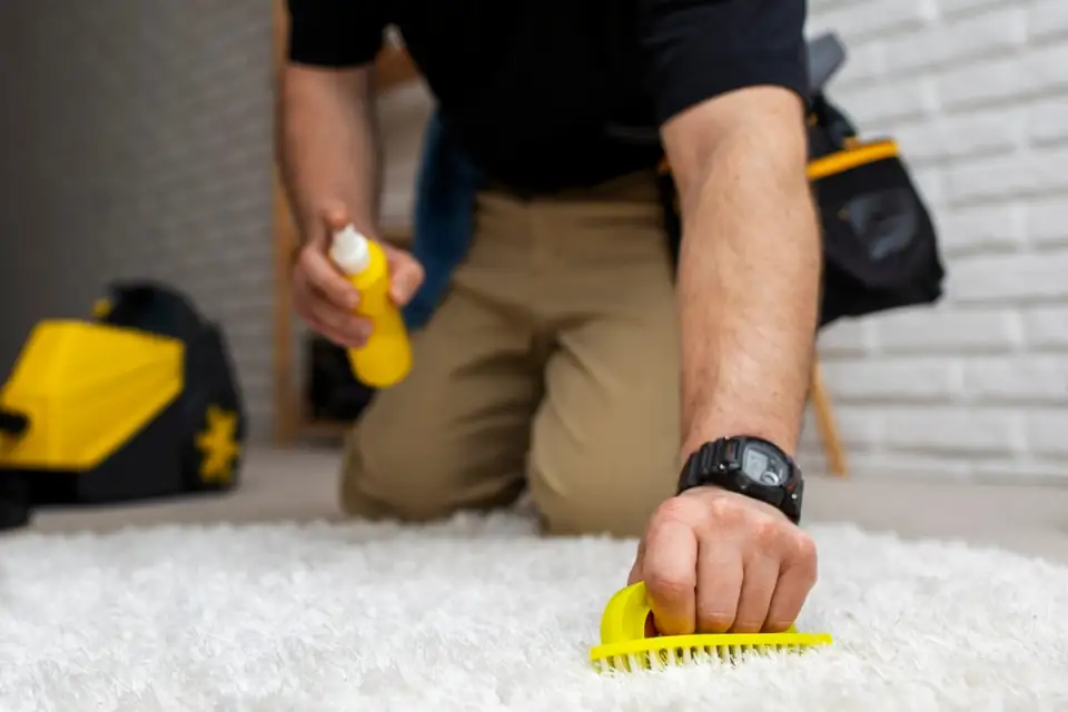 How to Clean Stains from a Fluffy Rug