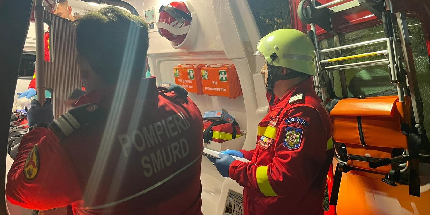 Victimele accidentului de la Cășeiu, lângă Dej, sunt în stare gravă