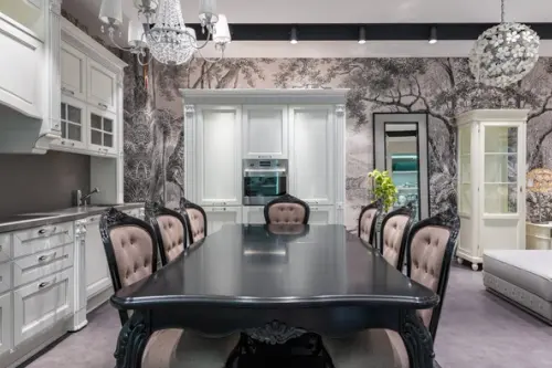 Idei de reîmprospătare a bucătăriei cu fototapet