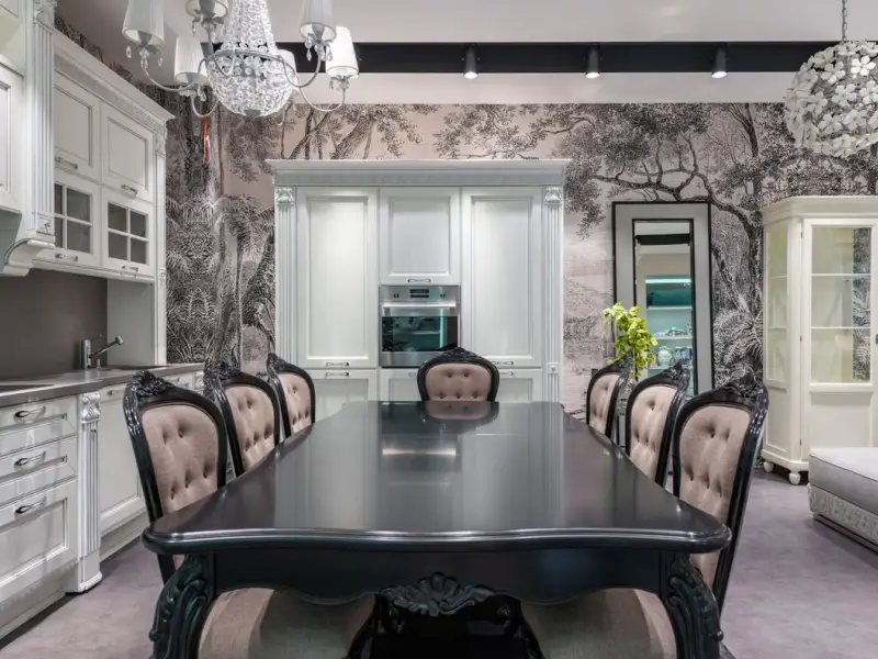 Idei de reîmprospătare a bucătăriei cu fototapet