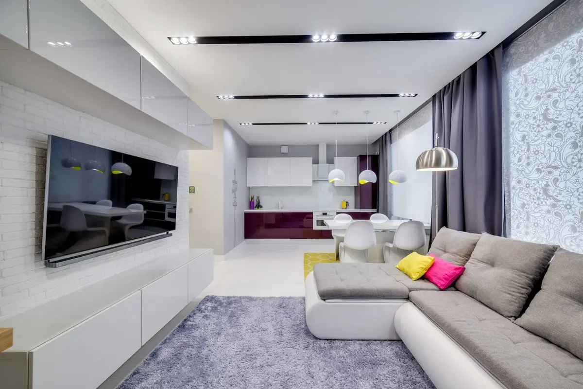 Recompartimentare moderna si functionala pentru un apartament de 2 camere