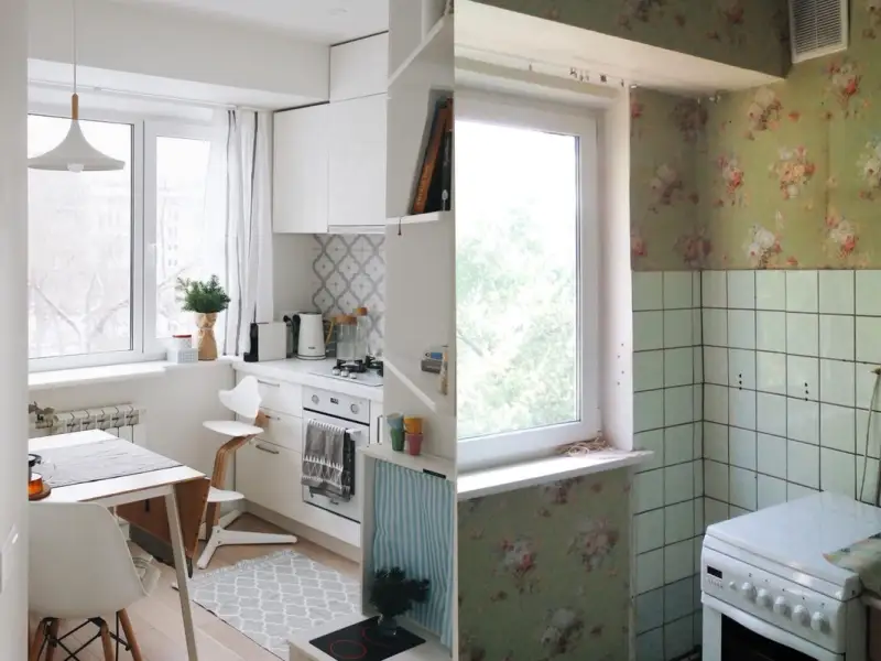 Renovare totala apartament 2 camere in stil scandinav