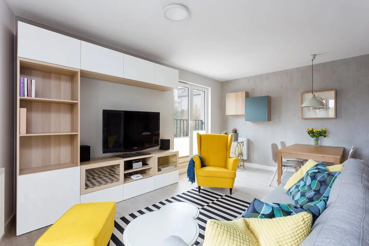 Prima casa model de amenajare pentru un apartament de 45 mp