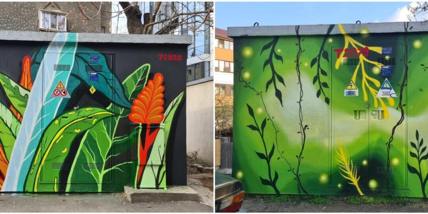 O serie de puncte termice din Sectorul 3 au fost umplute de culoare și de picturi impresionante