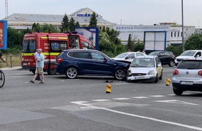 Un accident rutier a avut loc miercuri dimineața, pe Calea Florești, la intersecția cu strada Agronomului