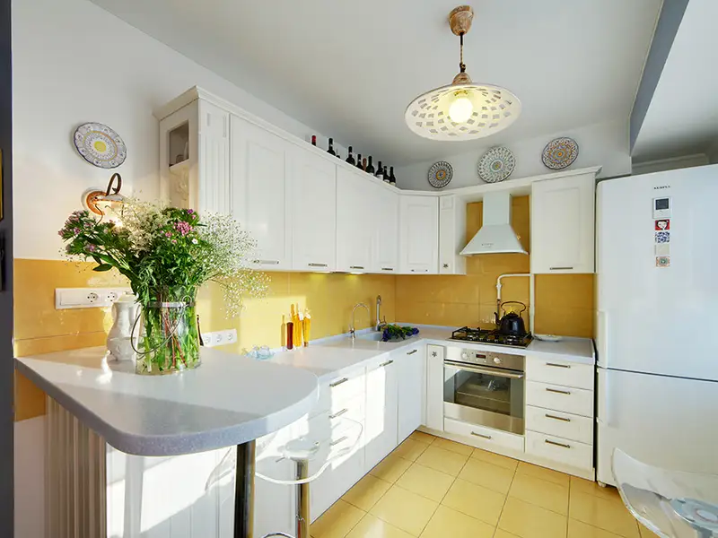 Decor nonconformist in spatiul unui apartament de 2 camere