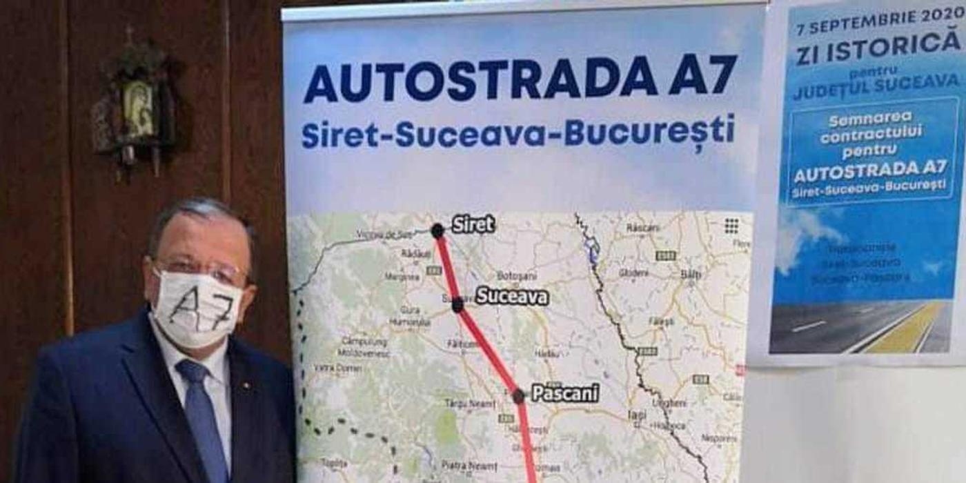 Gheorghe Flutur, după semnarea indicatorilor pentru tronsonul Paşcani – Suceava din A7: Sunt convins că în şedinţa de Guvern se va aproba demararea lucrărilor de proiectare şi execuţie şi în felul acesta judeţul Suceava vede luminiţa de la capătul tunelului