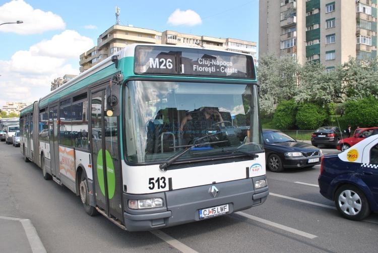 Atenție! Autobuzele CTP Cluj vor circula pe traseu deviat din cauza lucrărilor de asfaltare de pe strada Poligonului din Floresti
