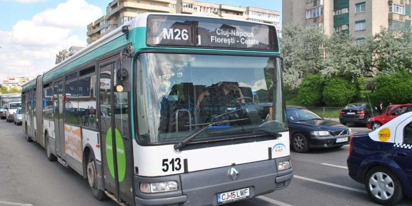 Atenție! Autobuzele CTP Cluj vor circula pe traseu deviat din cauza lucrărilor de asfaltare de pe strada Poligonului din Floresti