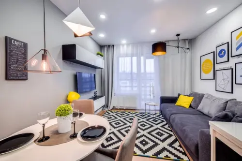 Amenajare tinereasca pentru un studio de 30 metri patrati