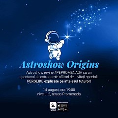 Privind cerul de pe acoperișul orașului: AstroShow revine vinerea aceasta pe terasa Promenada Mall
