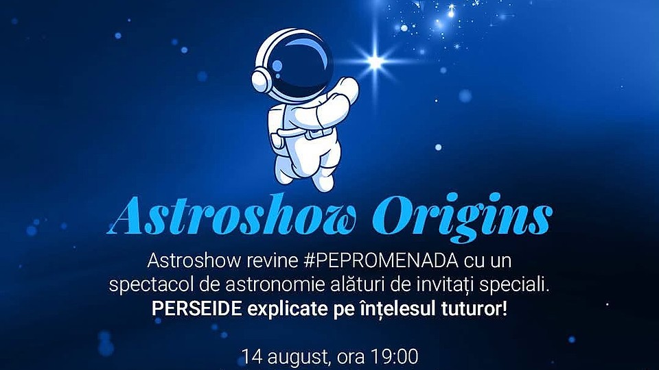 Privind cerul de pe acoperișul orașului: AstroShow revine vinerea aceasta pe terasa Promenada Mall
