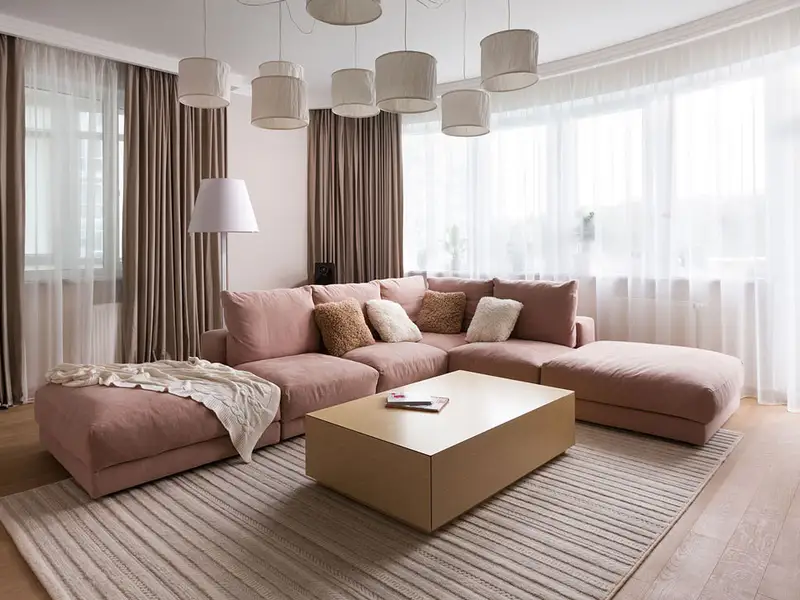 Design modern cu influente scandinave pentru 60 de mp