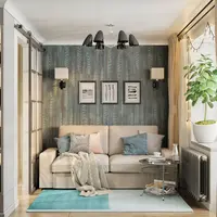 Proiect de amenajare pentru un apartament cu o camera