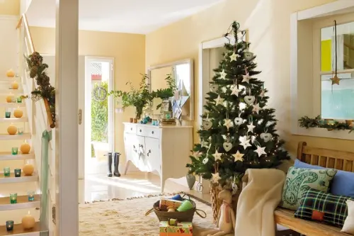 Decor de Craciun pentru hol: cucereste-ti oaspetii de la intrare