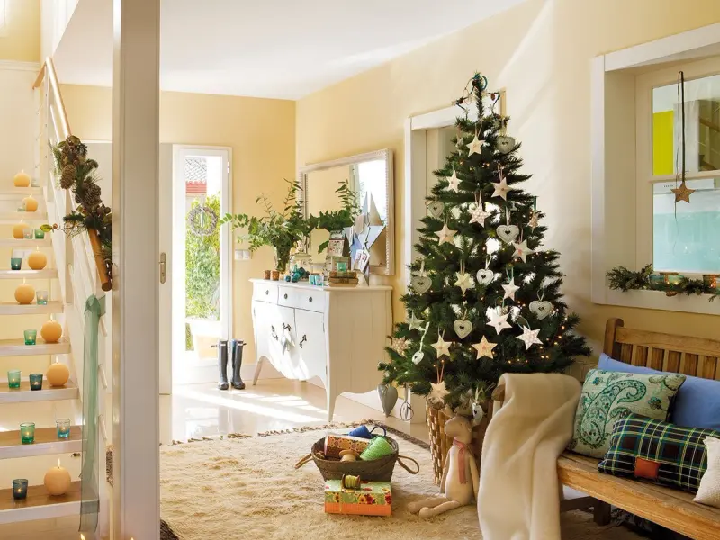 Decor de Craciun pentru hol: cucereste-ti oaspetii de la intrare