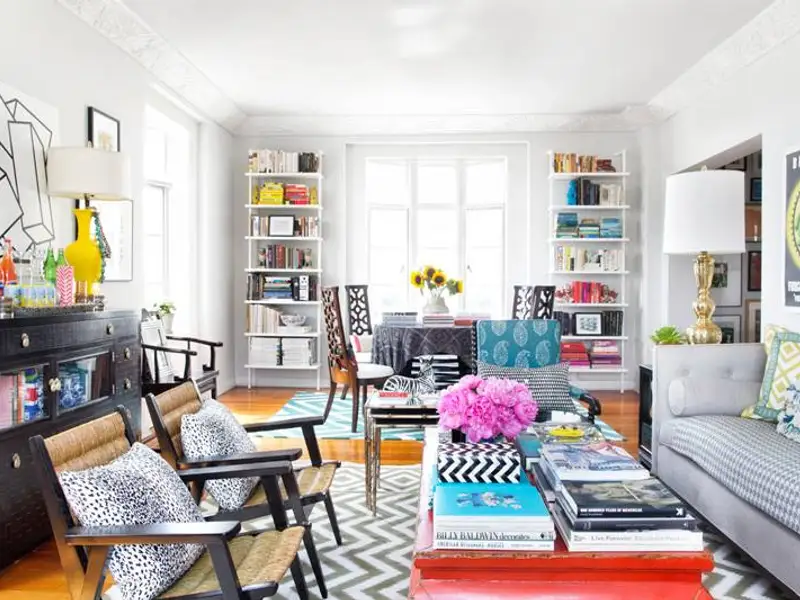 Un apartament central mic si colorat