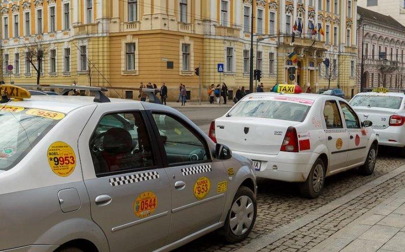Taximetriștii clujeni ies astăzi în stradă